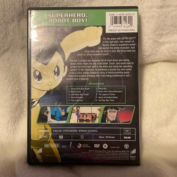 ASTRO BOY VOLUME 3 DVD - Picture 2 of 3